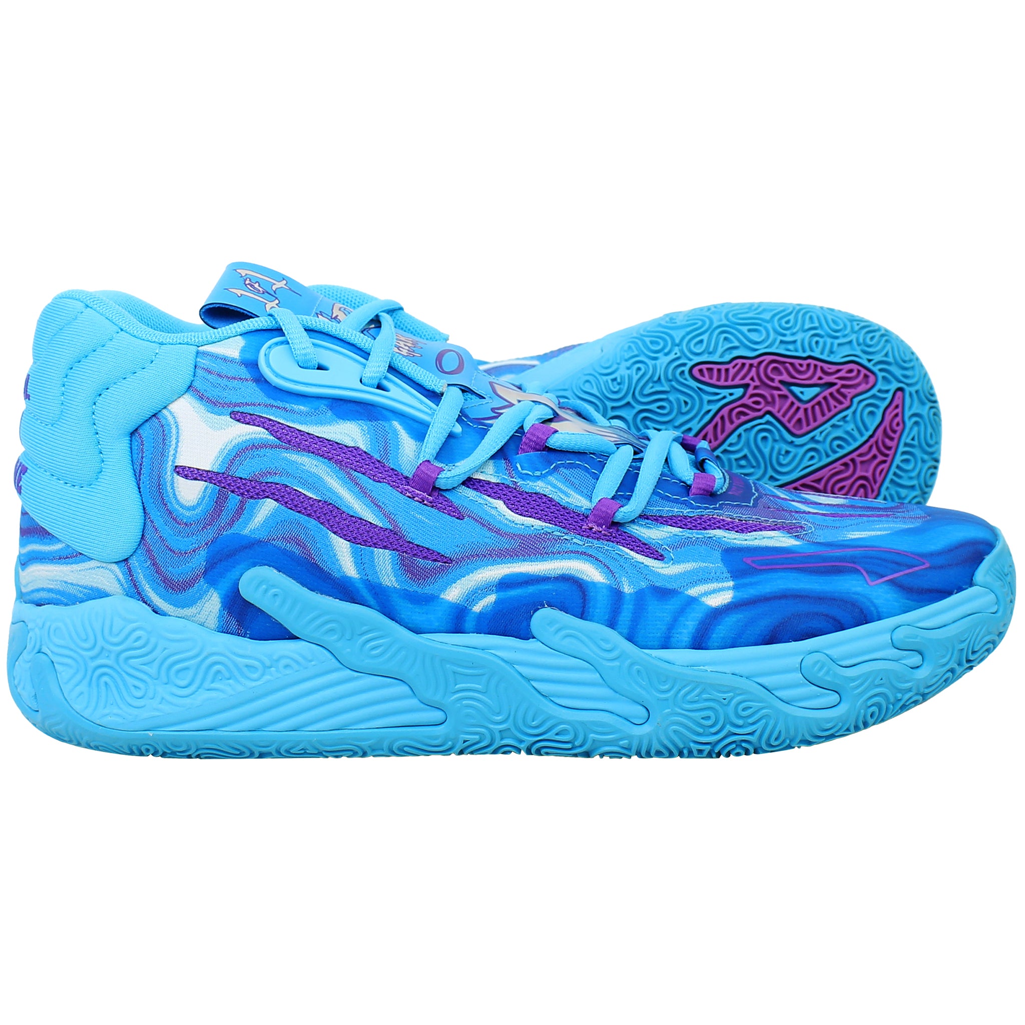 Puma MB.03 Buzz City Herren Blau Basketballschuhe Image
