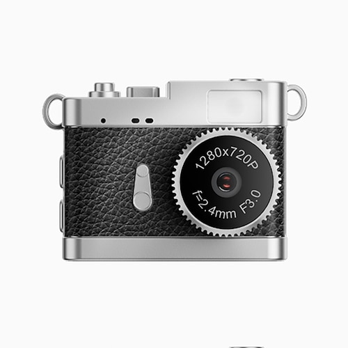 appareil photo numérique compact avec porte-clés et écran de 0,96 ips Mini appareil photo numérique avec flash intégré, objectif macro, batterie rechargeable USB, vidéo 1080p, autofocus hybride 20 MP