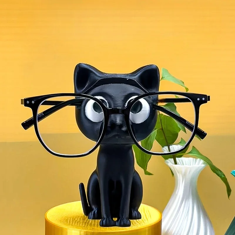 Brillenhalter Ständer Katze Tiere geformt Brillen Stützhalter Sonnenbrille Display Ständer Schreibtisch Rack Image