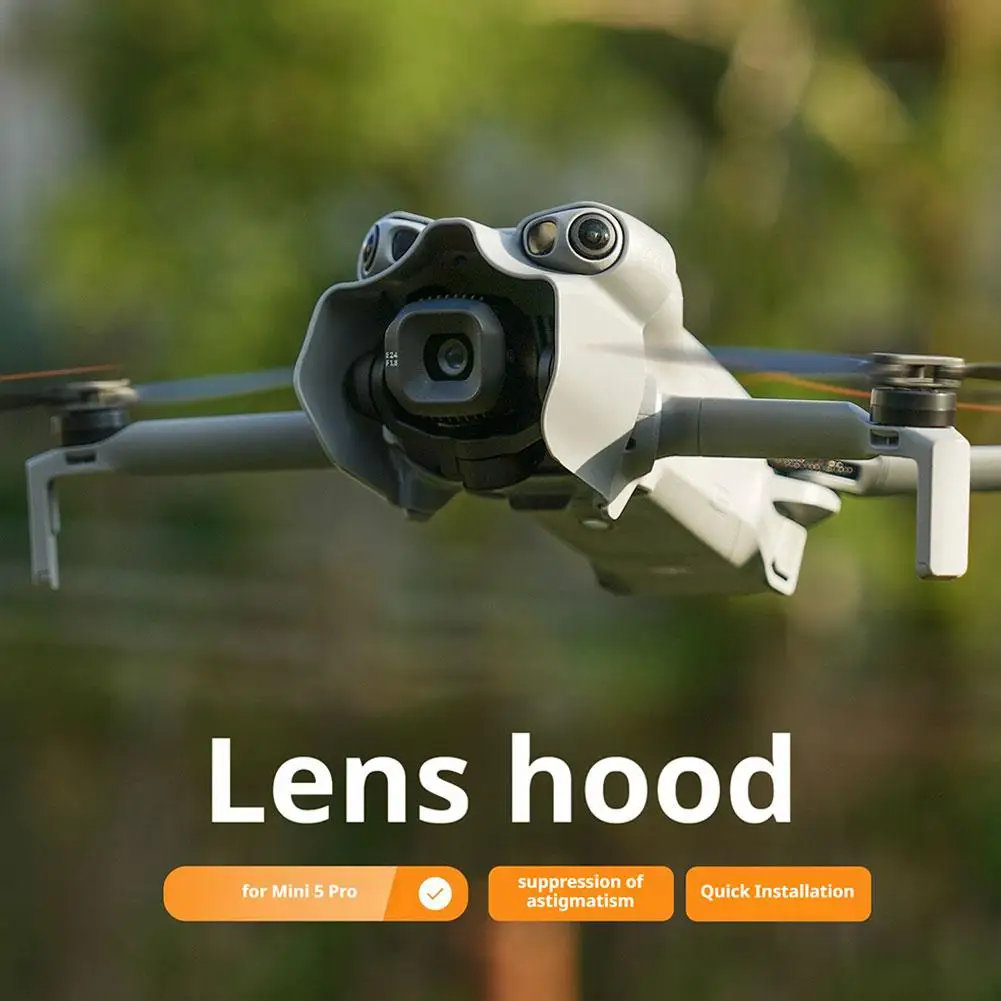 Sunnylife Objektivabdeckung für DJI Mini 5 Pro Drohne, Gimbal-Objektiv, Sonnenschutz, kratzfest, blendfrei, Schutzkappe, Zubehör Image