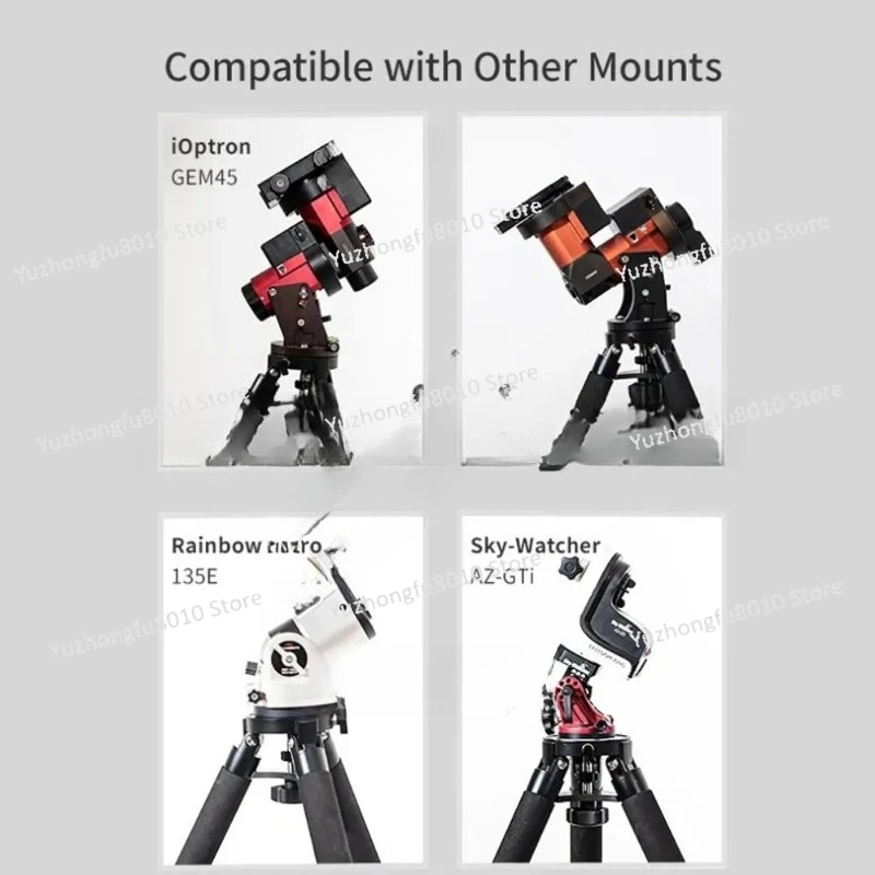 TC40 Kohlefaser-Stativ – geeignet für AM5 iOptron Harmonic Equatorial Mount usw. Maßgeschneiderte Pier-Erweiterung Image