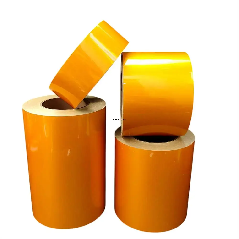 5 cm/10 cm/15 cm/20 cm * 5 M Gelb Werbung Reflektierende Streifen Glas Perle Plain Reflektoren band Wasserdicht Klebe Aufkleber Für Auto Image