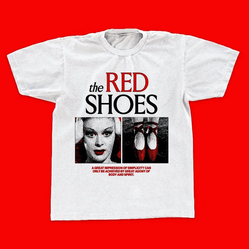 The Red Shoes Film Grafik T-Shirt Classic Film T-Shirt Ballet Top Criterion Collection Movie Merch Streetwear