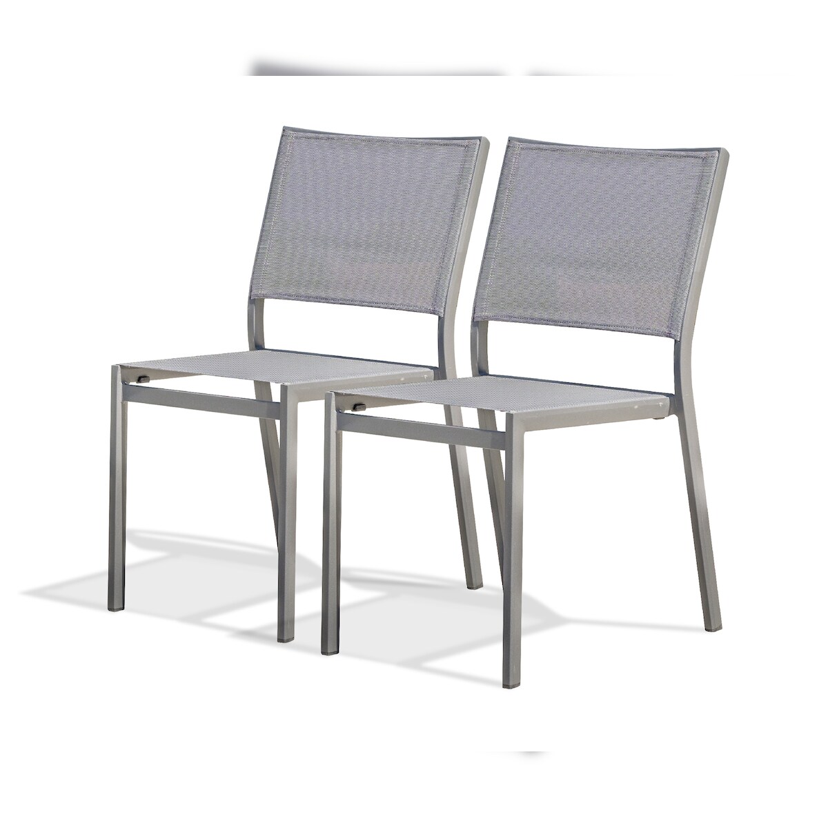 Set mit 2 Gartenstühlen, Aluminium/Textilene Image