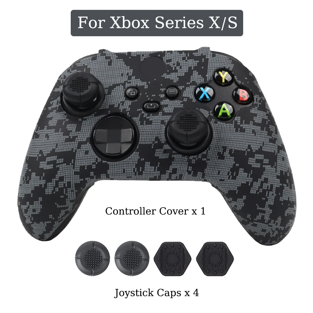 Soft Silicone Case Cover For Xbox Series X/S Controller Skin Gamepad Games Accessories For Xbox One X/S 360 Elite Series 2 Cover