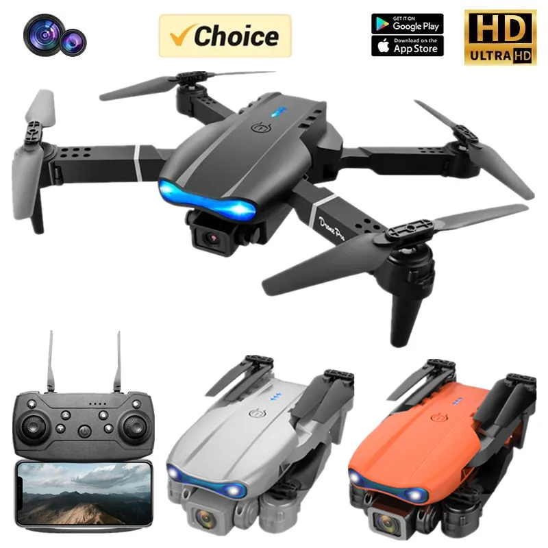 Nuovo Mini drone E99 4K WIFI HD fotocamera FPV pieghevole RC fotografia aerea quadcopter giocattolo elicottero regalo di festa per i bambini
