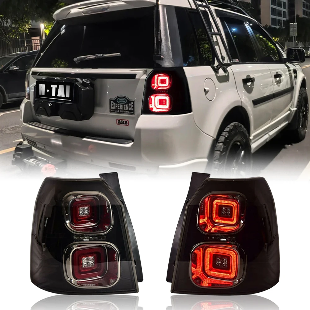 Luci posteriori a LED per Land Rover Freelander 2 2008-2015 Lampade posteriori Fanali posteriori Fendinebbia Indicatori di direzione dinamici Set di luci per auto