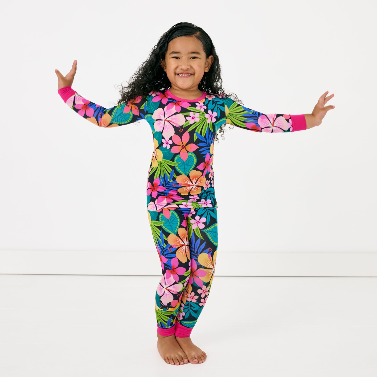 Jungle Blooms Two-Piece Pajama Set - 2T