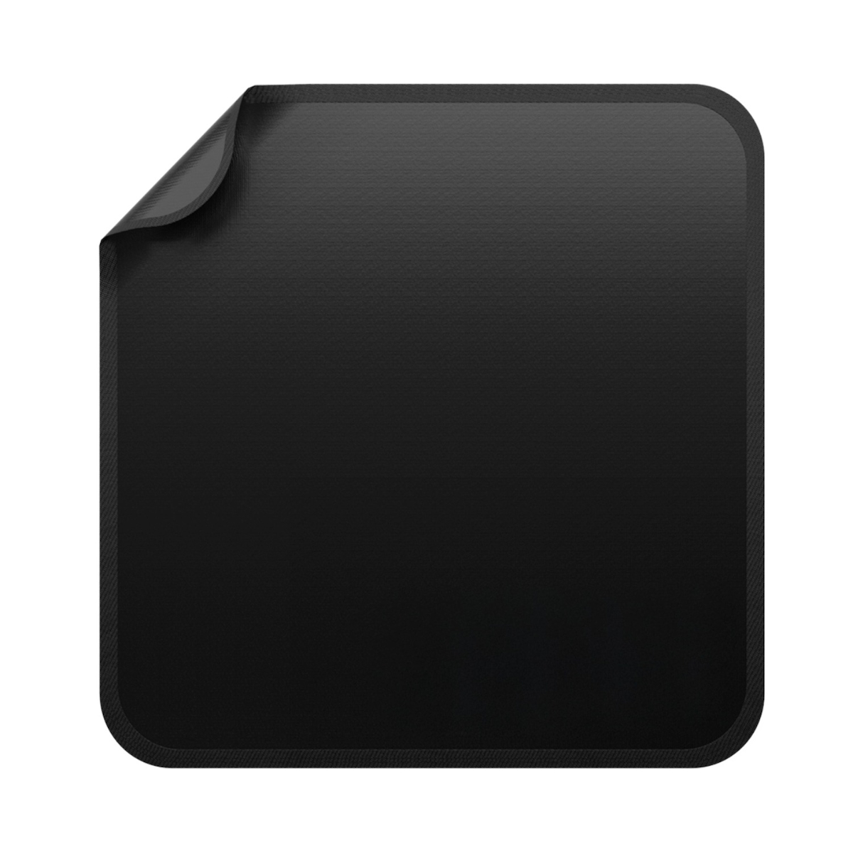 EVOCAMP Brandschutzmatte, 30x30 cm, bis 1000°C, 3-lagige Struktur mit Silikonbeschichtung, pflegeleicht, feuerfeste Unterlage für Grill & Küche Image