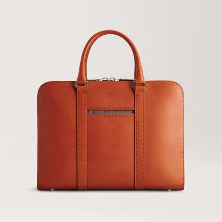 Slim Briefcase - Red - Carl Friedrik Briefcases