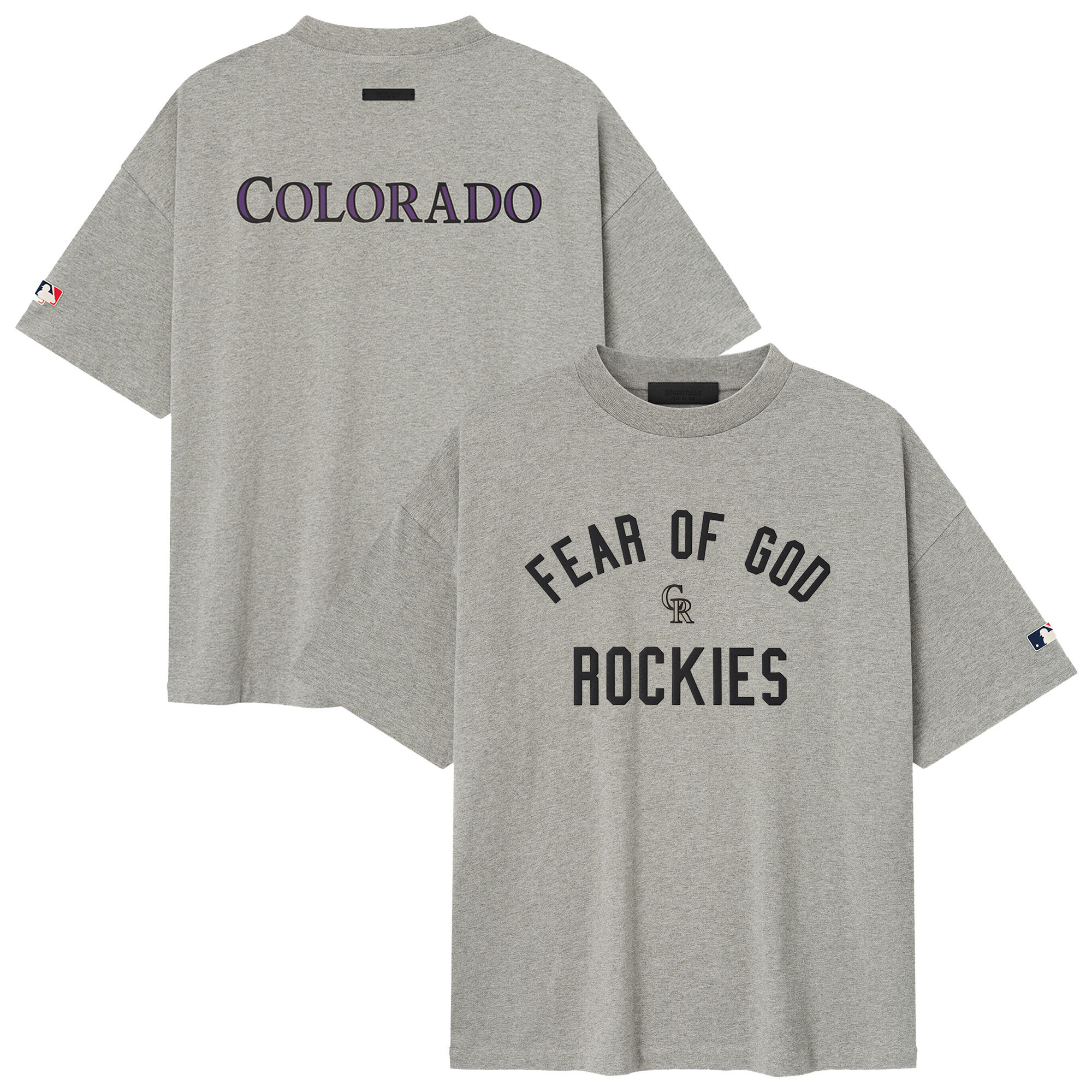 Colorado Rockies Fear Of God Essentials T-Shirt im 90er-Jahre-Stil – Unisex Image