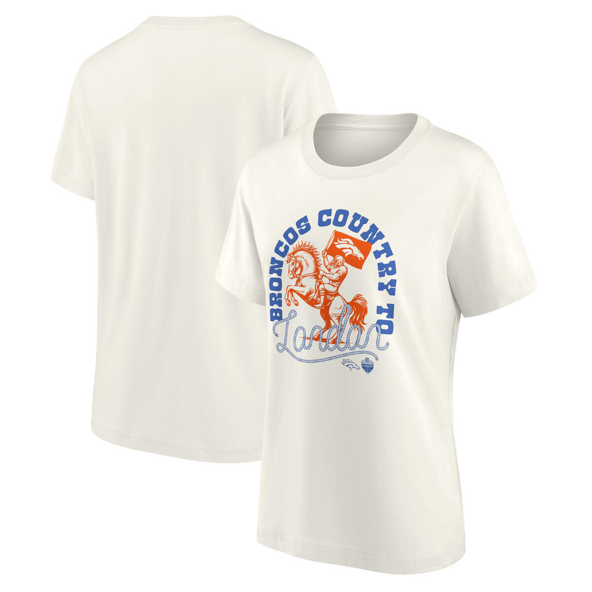 Denver Broncos Hometown to London T-Shirt - Damen Image