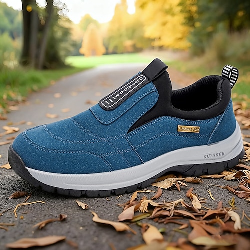 Blaue Herren-Sneaker zum Hineinschlüpfen – bequem und atmungsaktiv, perfekt für Freizeit, Reisen und den Alltag. Image