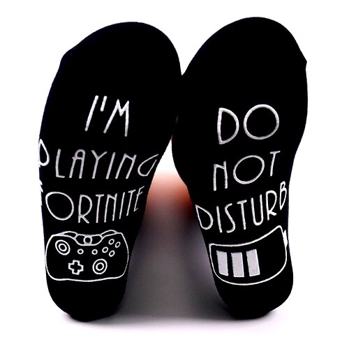 Bitte nicht stören, ich spiele FXXXX-Socken für Erwachsene, lustige, bequeme Socken mit Gaming-Motiven Image