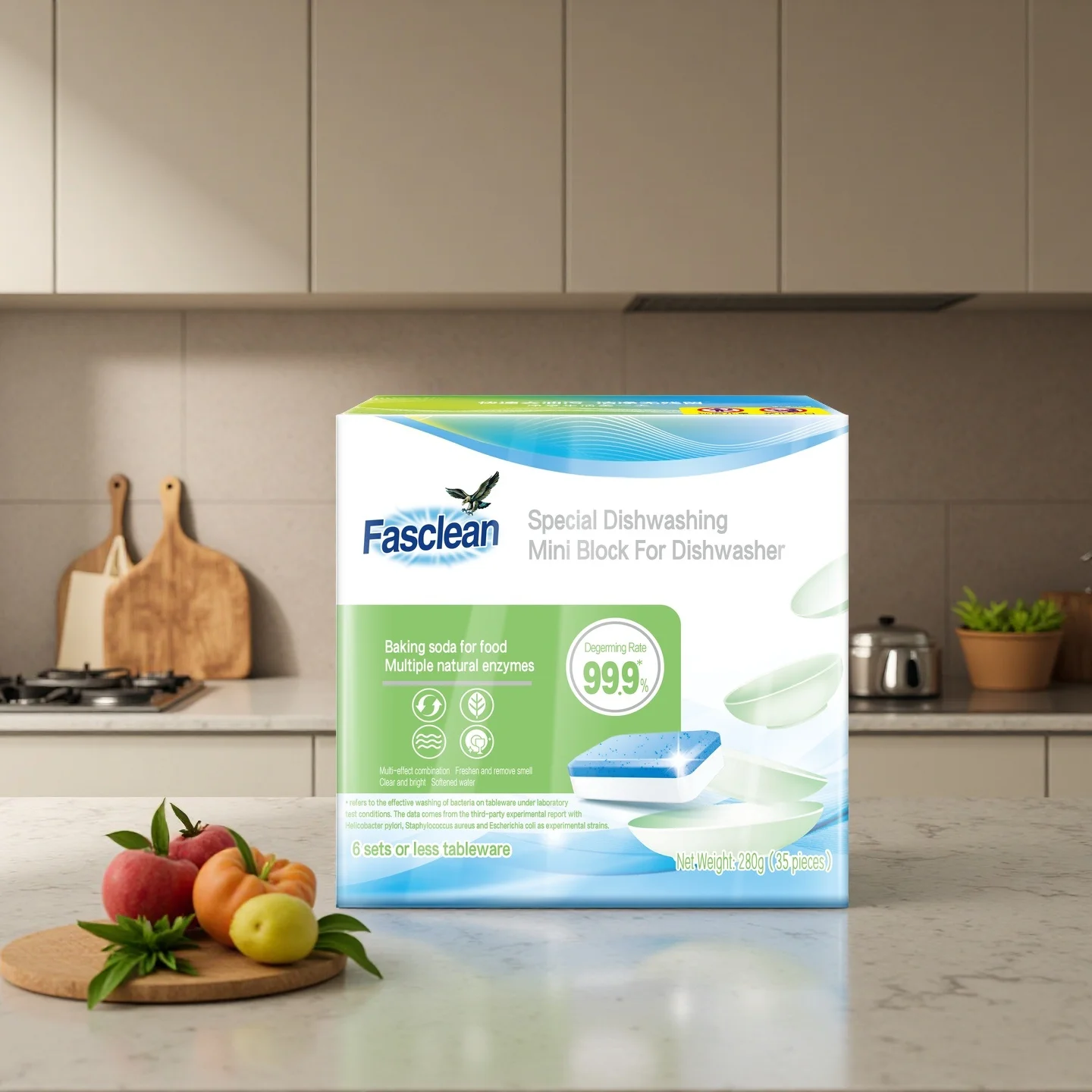 Mini blocs de détergent pour lave-vaisselle (35 pièces/280g) – Comprimés de nettoyage puissants pour une vaisselle impeccable et sans traces | Lave-vaisselle-Spec