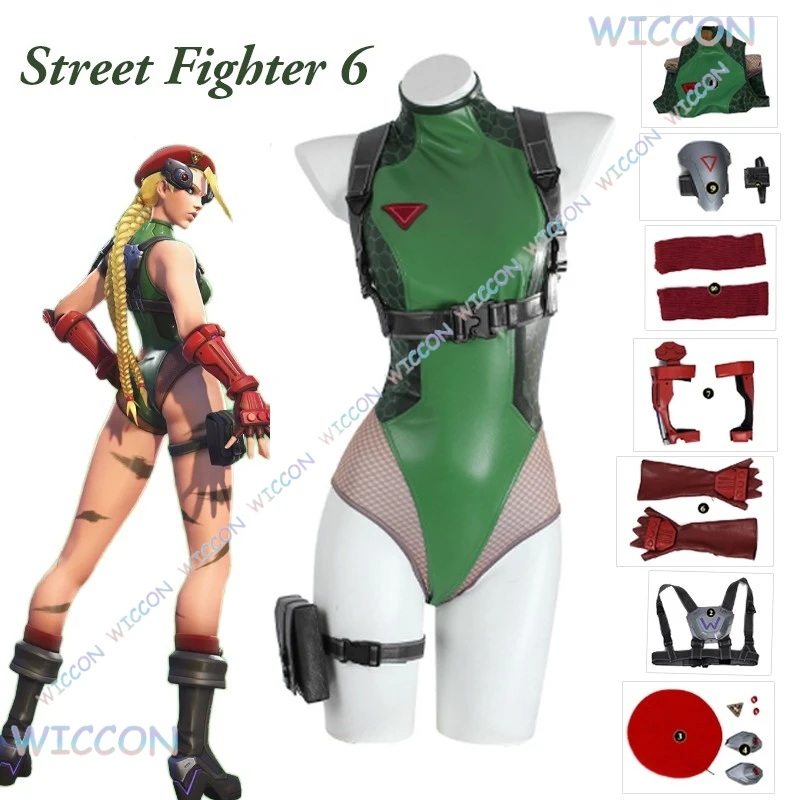 Spiel OW Widowmaker Cosplay Kostüm Kämpfer Cammy Overall Perücke Spiel Erwachsene Frauen Handschuhe Hut Outfits Halloween Karneval Party Anzug Image