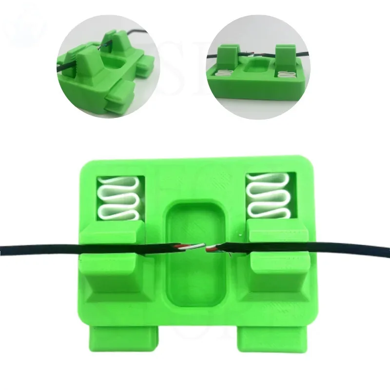 ABS Schweißen Draht Halterung Löten Draht Halter Halterung Schweißen Tisch Klemme Feste Klemme Für Dicke & Dünne Draht Klemme Kabel Halter Image