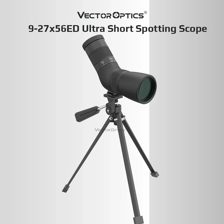 Vector Optics Short Spotting Scope 8-24x50ED 9-27x56 für Zielschießen, Vogelbeobachtung, Wildtierbeobachtung, Jagd Image