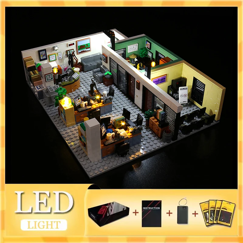 DIY-LED-Beleuchtungsset für LEGO 21336 The Office (nur LED-Licht, ohne Blöcke Modell) Image