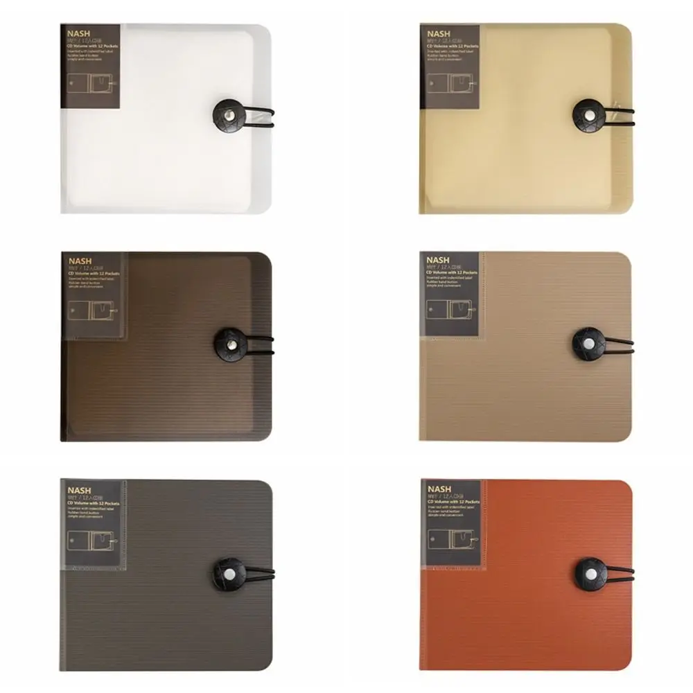 Boîte à CD transparente, mallette de rangement pour CD, boîte d