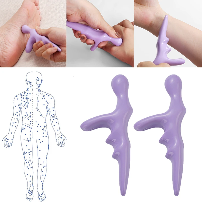 Tiefe Gewebe Massage Werkzeug Daumen Trigger Punkt Massage Manuelle Hand Zurück Fuß Akupunkturpunkt Massage Werkzeuge Körperpflege Muskeln Entspannung Image