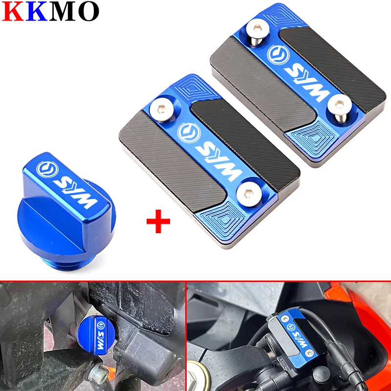 SYM Accessorie moto tappo del liquido dei freni cilindro maestro coperchio del serbatoio per SYM CRUISYM 300 250 GTS 300i JOYMAX Z 300 125 250