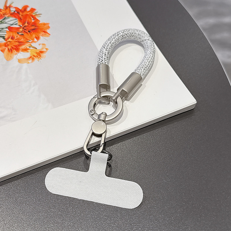 New Fashionable Phone Clip Lanyard Wristband Durable and Sturdy Bag Camera Cord Anti-Loss Unisex Wrist Lanyard Short Phone Chain New Fashionable Rotating One-Piece Clasp Finger Ring Lanyard