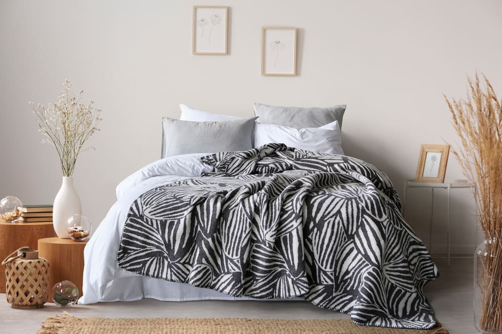 Couverture -Plaid 200x220 cm Antracite