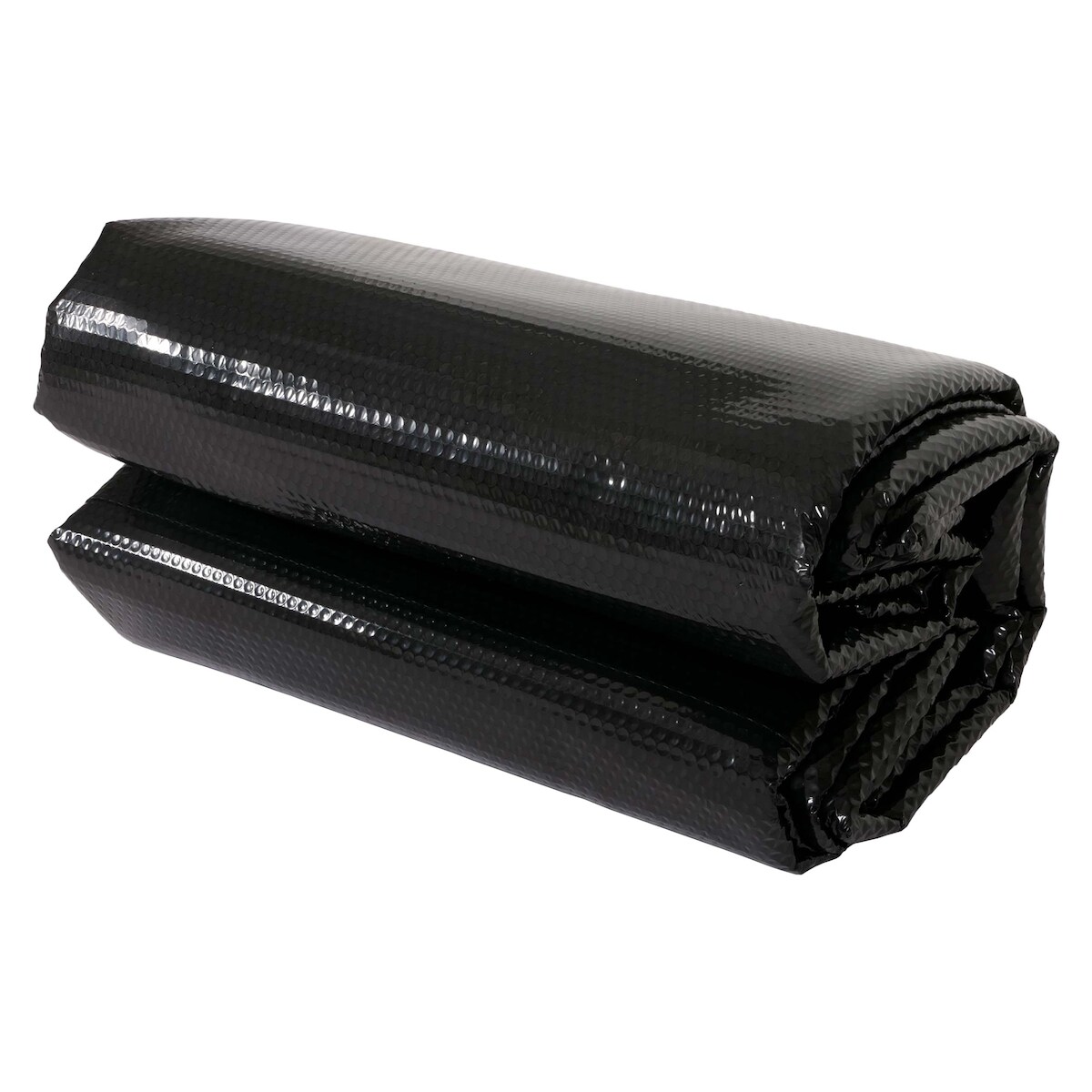 PROREGAL Pool-Abdeckung | HxBxT 0,04x731x365cm | oval 7,31x3,65m schwarz | Stärke: 400 µm | Wärmeplane Abdeckplane Solarplane Solarabdeckung Image