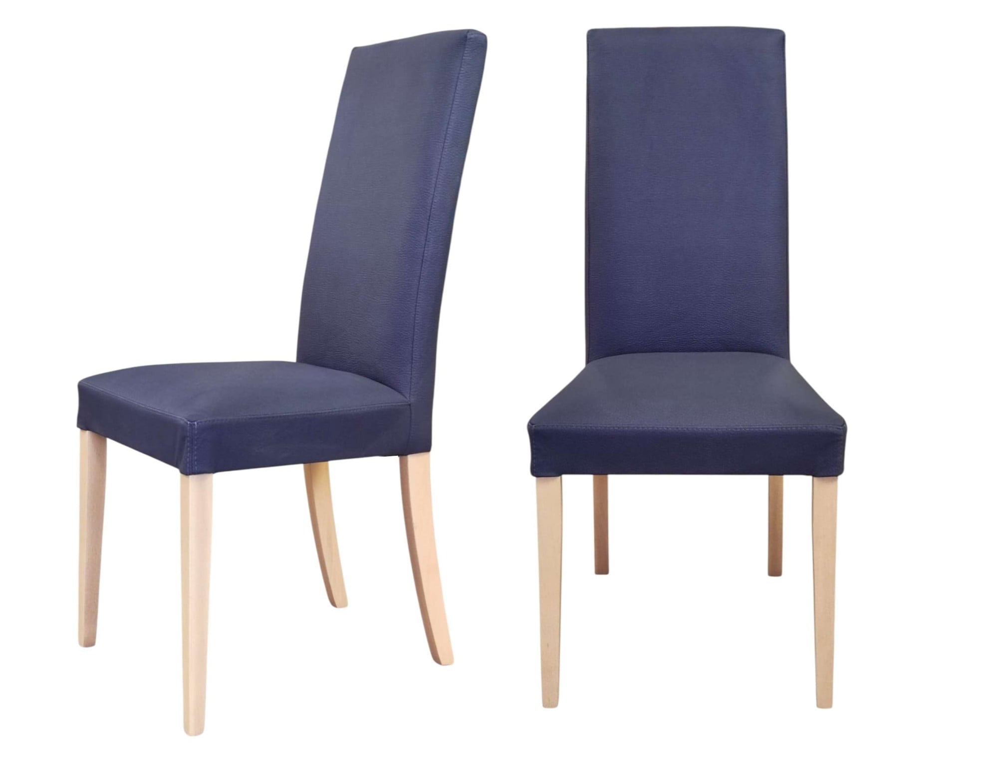 Polsterstuhl HOME AFFAIRE "Java Polsterstuhl, Küchenstuhl, 4-Fußstuhl", anthrazit, natur, B:47cm H:93cm T:57cm, Massivholz, Polyester, Stühle, Polsterstuhl, Bequem und stilvoll. Gepolstert. Hohe Lehne. Massivholz-Beine.