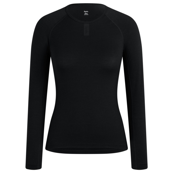 Rapha - Women's Merino Base Layer Long Sleeve - Merinounterwäsche Gr S schwarz