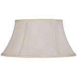 Off-White Modified Drum Lamp Shade 10x16x8.25 (Spider)