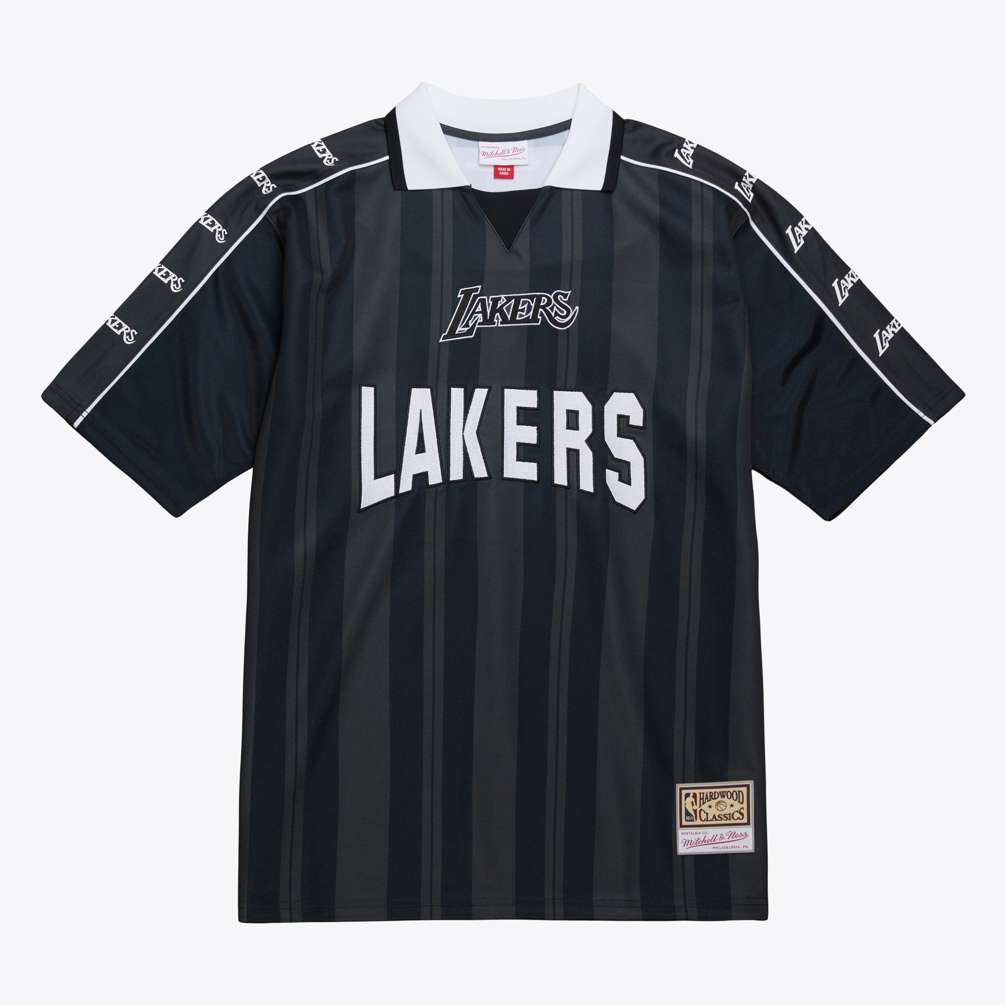 Los Angeles Lakers Mitchell & Ness Striker Polo Top – Herren Image