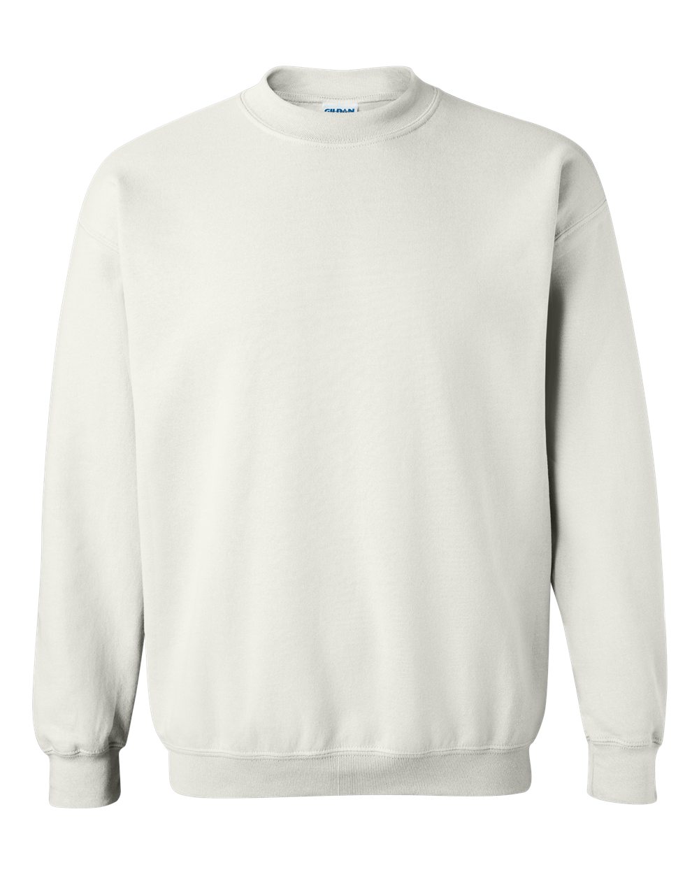 Gildan G180B Youth 50/50 7.75oz Crewneck Sw T-Shirt in Natural size Small | Cotton Polyester 18000B