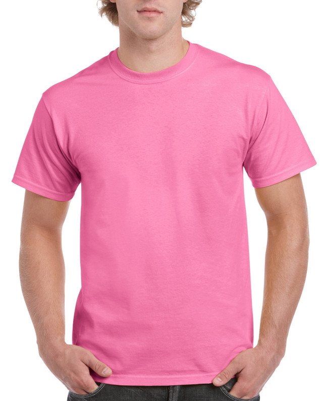 Gildan G200B Youth Ultra Cotton T Shirt in Azalea size Small 2000B, G2000B