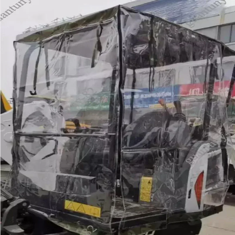 Mini-Bagger-Autoabdeckung, warme Markise, verdicktes PVC, winddicht, passend für Bobcat 17 20 Image