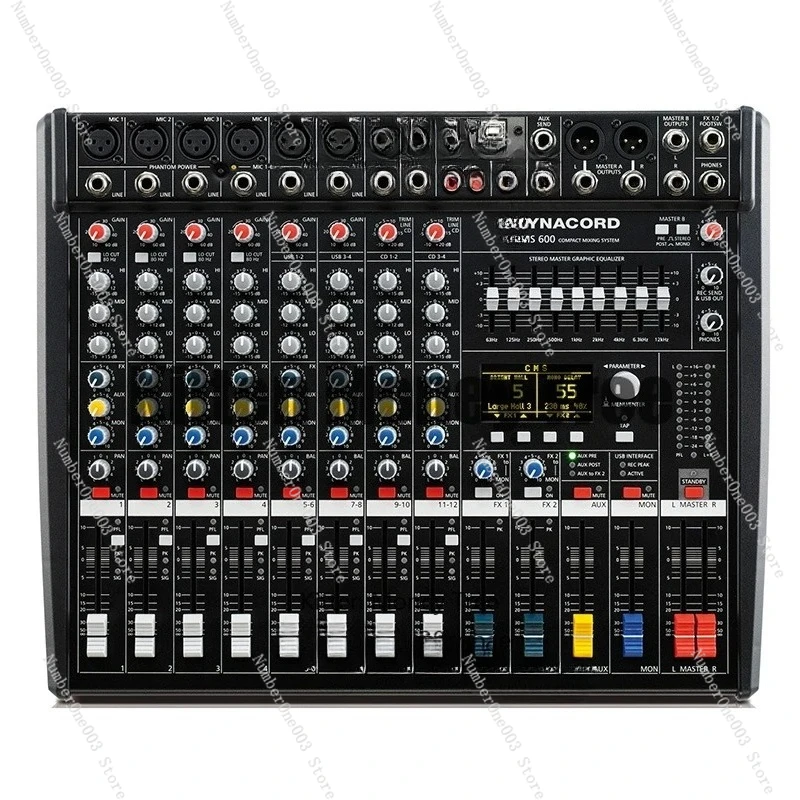 Geeignet für DYNACORD PM1000-3 Professioneller Mixer mit 99 Arten von DSP-Nachhallseffekten CMS1600-3/CMS 2200-3 CMS600-3 Image