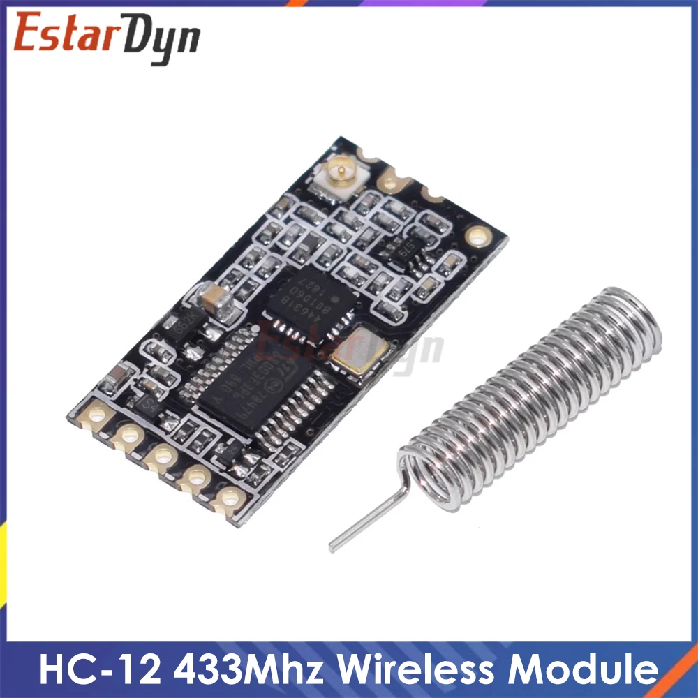 HC-12 433 MHz SI4438 Drahtloses serielles Port-Modul 1000 m mit Antenne, ersetzt Bluetooth Image