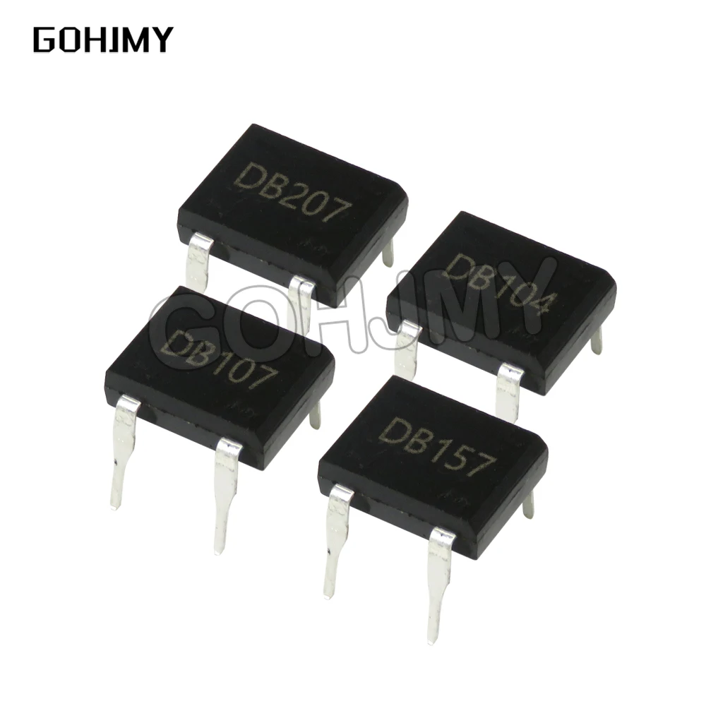 20PCS MB6F MB6S MB10S MB6M DB107S DB157S DB207S DB107 DB207 Gleichrichter Brücke SOP DIP Brücke Stack 0,5 A 1A 600V 1000V DF10S DF06S Image