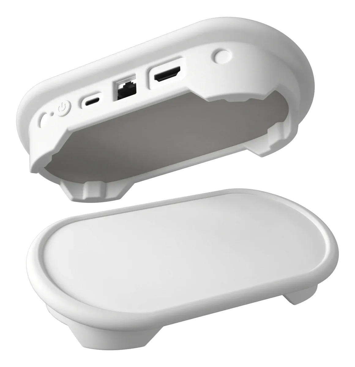 Google 4K Streaming Media Schutzhülle – Google TV Streaming Silikonhülle, farblich beschichtet, um Ihre Heimdekoration zu kombinieren Image