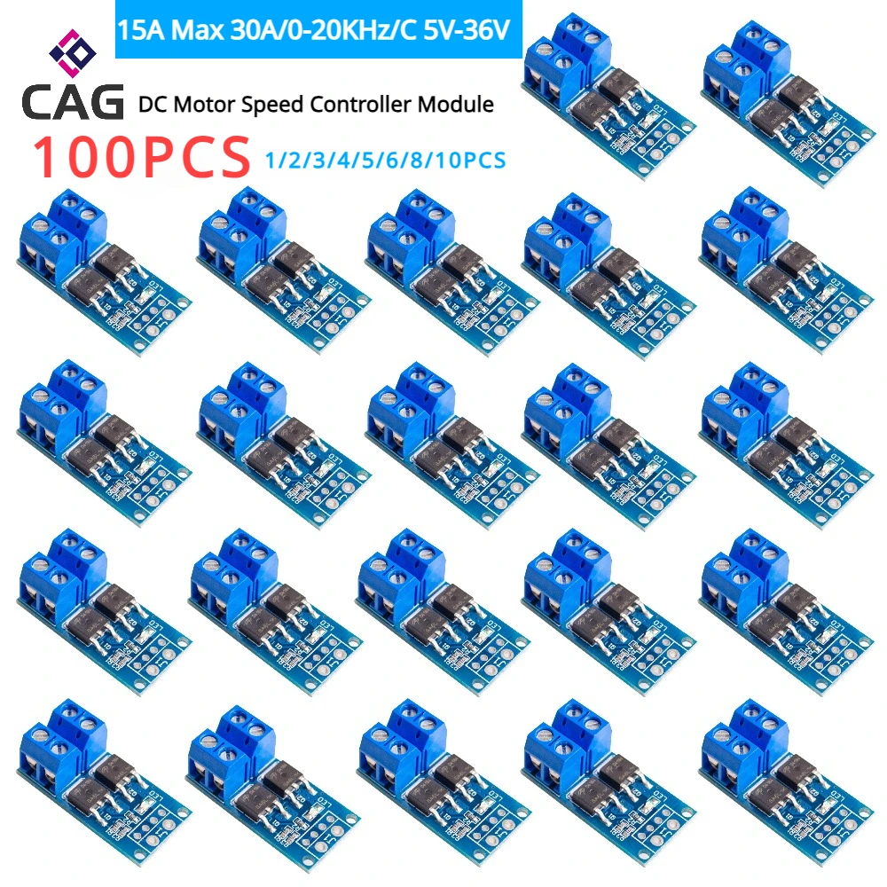 15A 400W MOSFET Trigger Switch Drive Modul PWM Regler Bedienfeld DC 5V-36V Elektronische Schalter Steuerplatine für Arduino Image