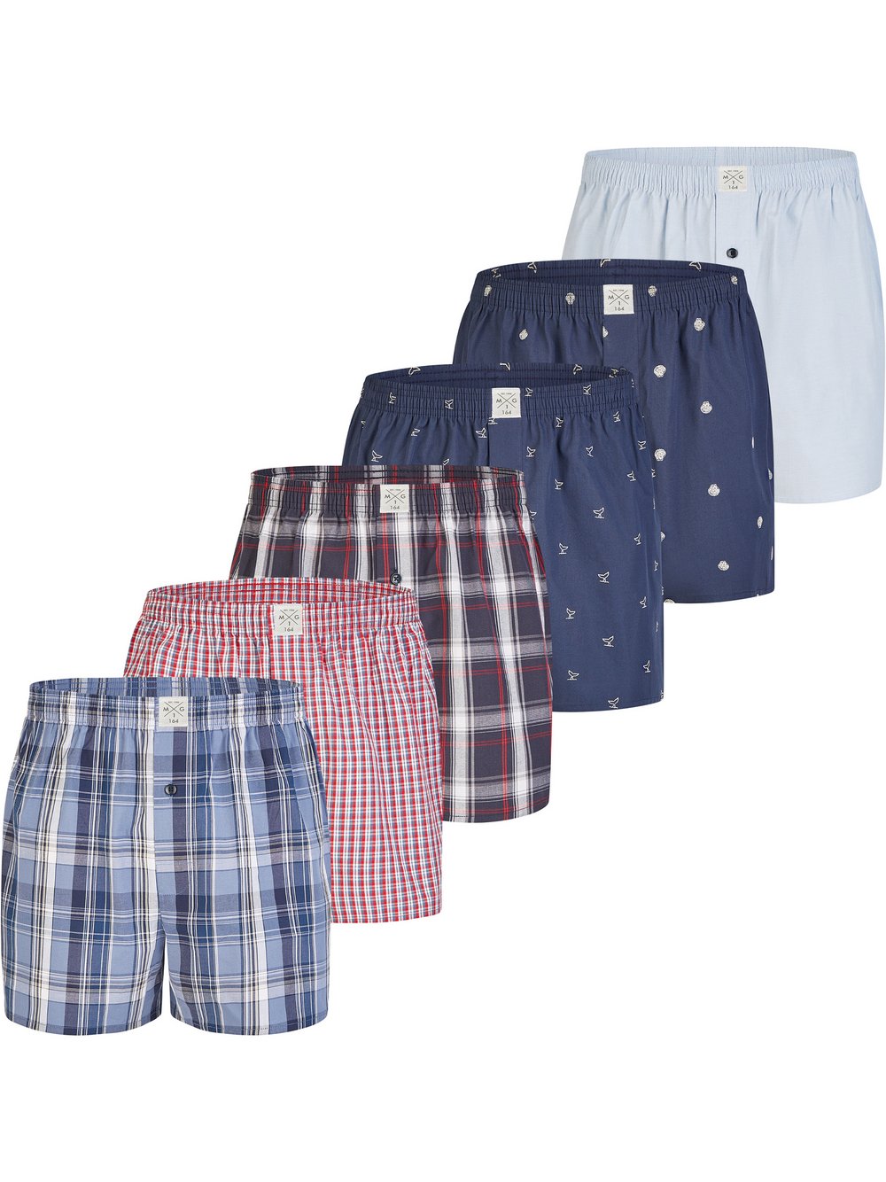 MG-1 Boxer im 6er-Pack Jungen mehrfarbig, 164 Image