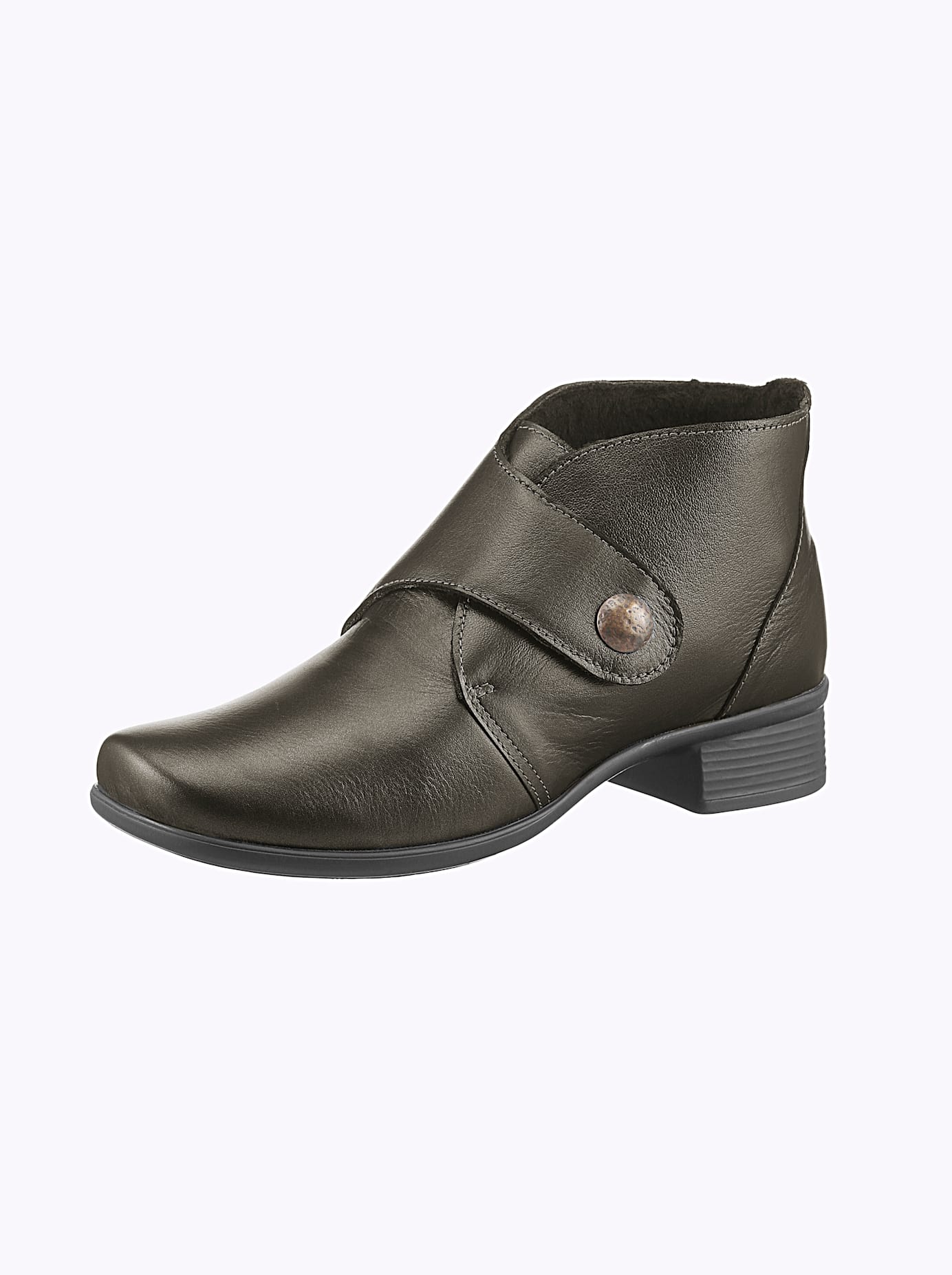 Stiefelette CLASSIC, Damen, Gr. 38, braun (bronzefarben), Glattleder, Rindsleder, Schuhe Stiefelette