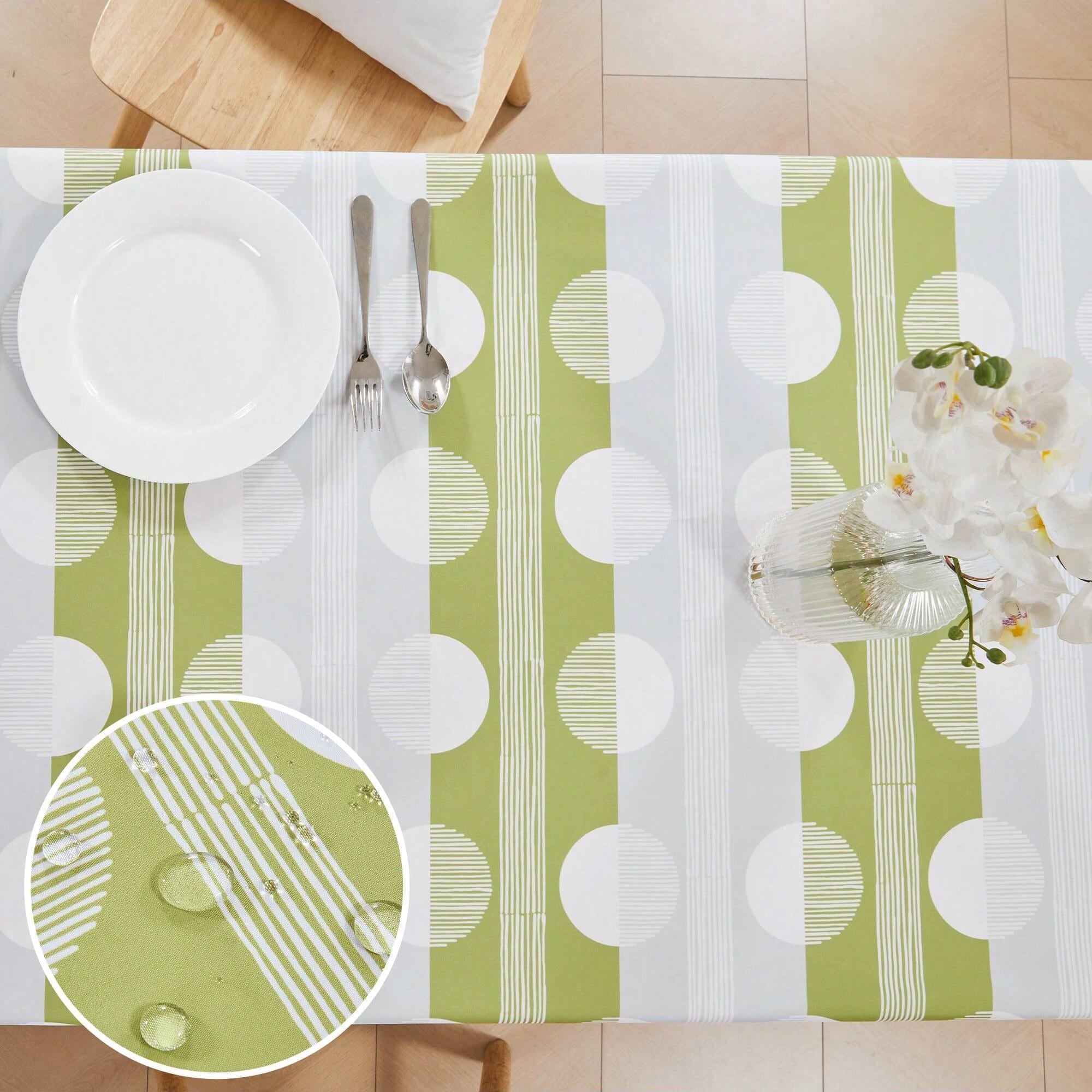 Deconovo Modern Solar Cycles Tablecloth