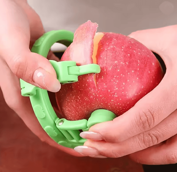 Rotating Quick Peel Fruit Peeler With Non Slip Grip 1pc