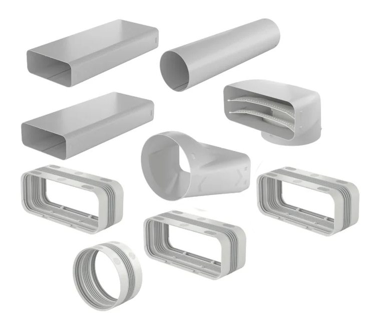 Naber Prime 150 Flachkanal Set-1, Verbindungselement, hellgrau 4051016 Image