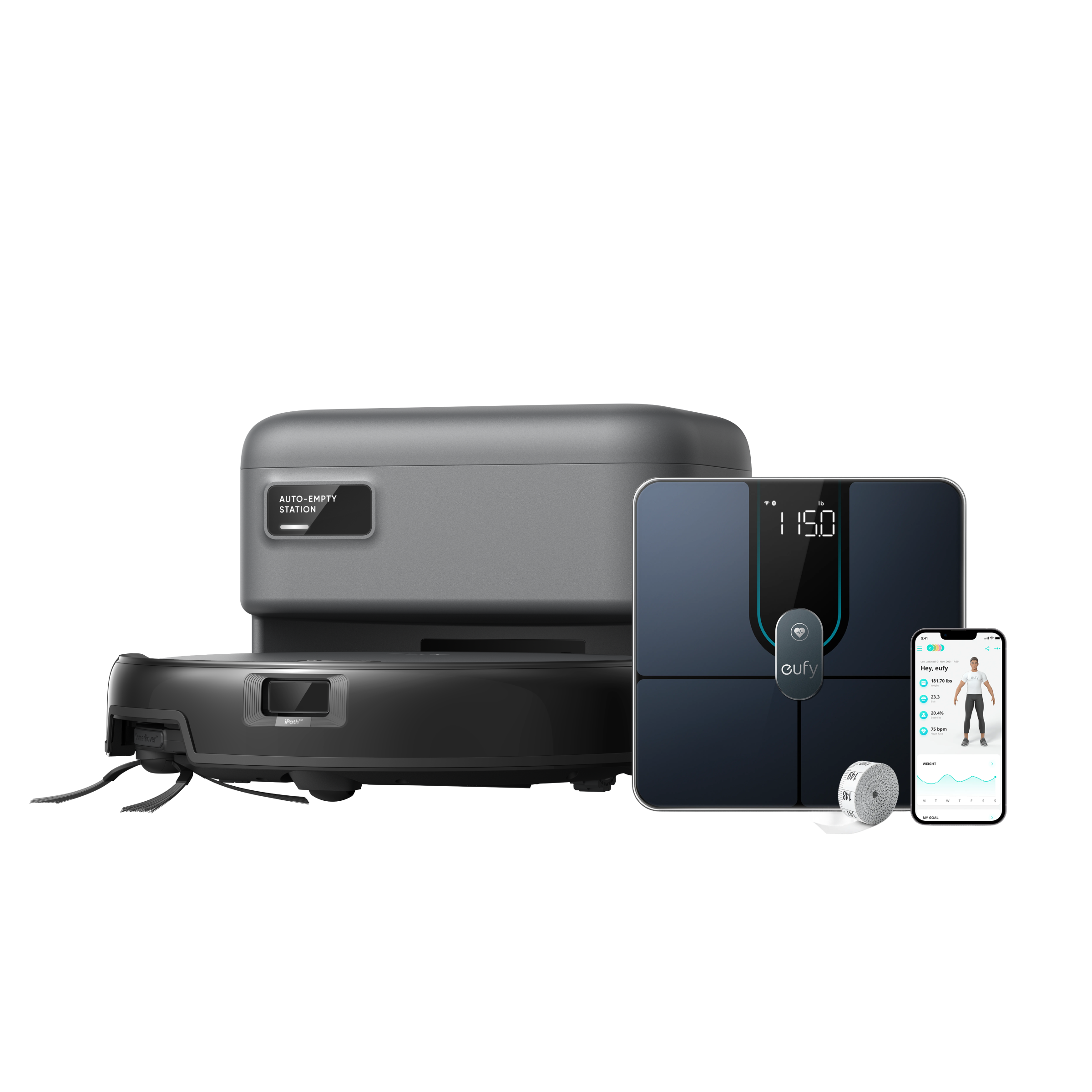 eufy Robot Vacuum C10 + Smart Scale P2 Pro