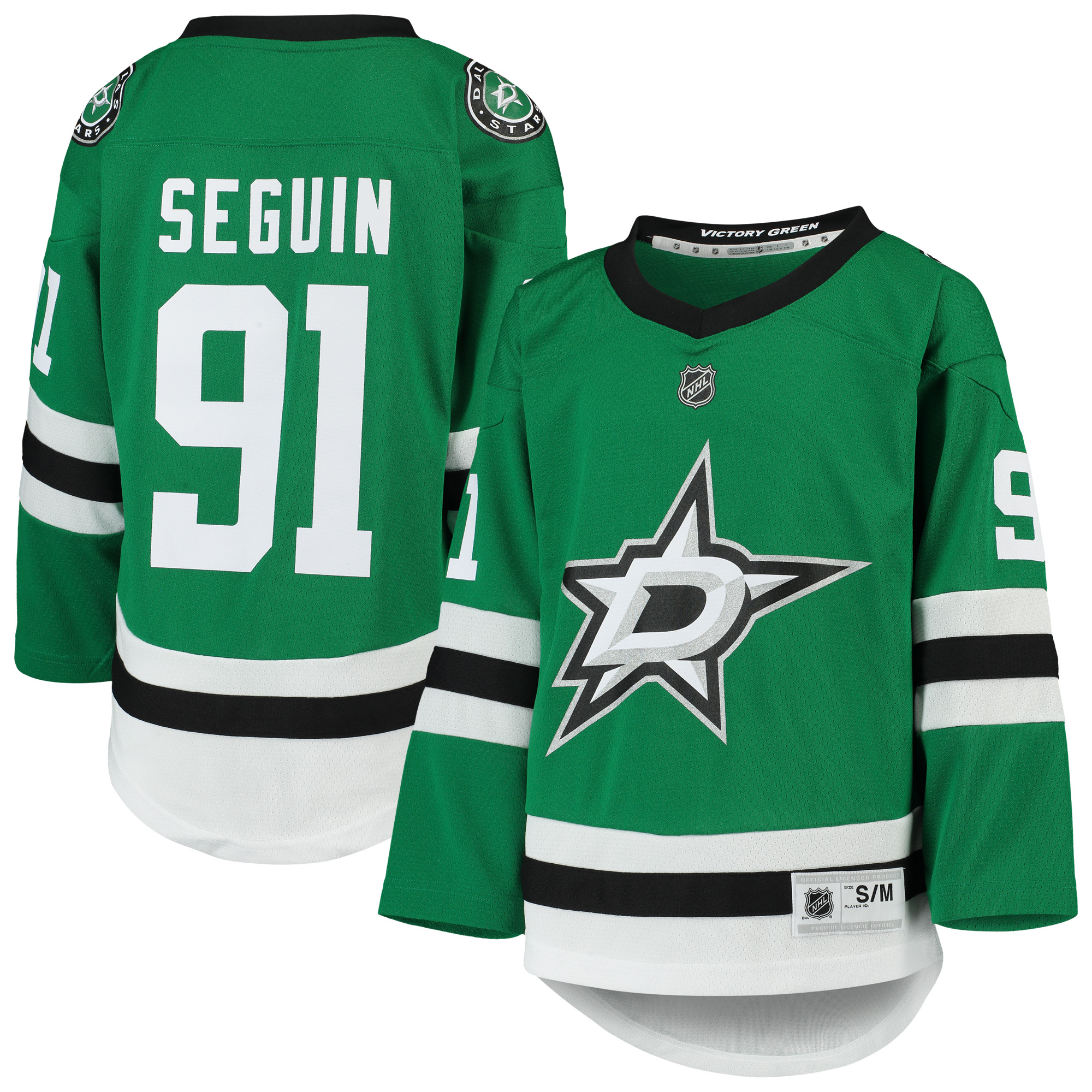 Jugend Tyler Seguin Kelly Green Dallas Stars Replika-Heimspielertrikot Image