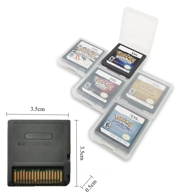 For NDS 3DS Game Cartridge Pokemon Series Video Game Console Card Platinum Pearl Diamond HeartGold SoulSilver DS Game Cartridge