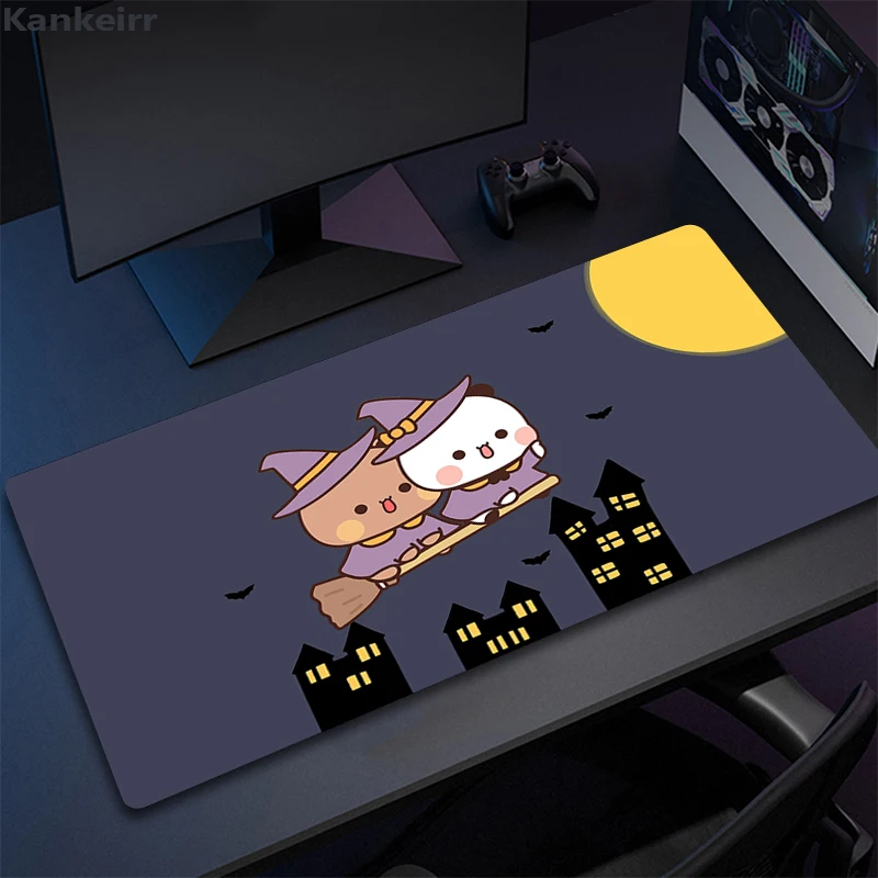 Kawaii Bubu und Dudu Halloween-Stil kleine/große Gaming-Mauspad Gamer Cartoon Schreibtischunterlage Büro Dekoration Schreibtischzubehör Maus Image